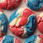4th of July Crinkle Cookies