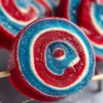 4th of July Marshmallow Pinwheels