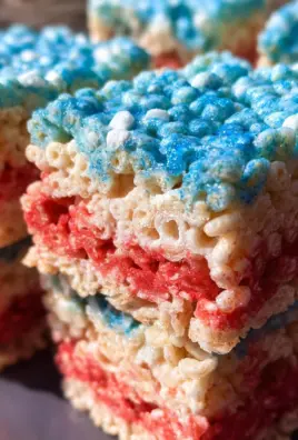 4th of July Rice Krispie Treats