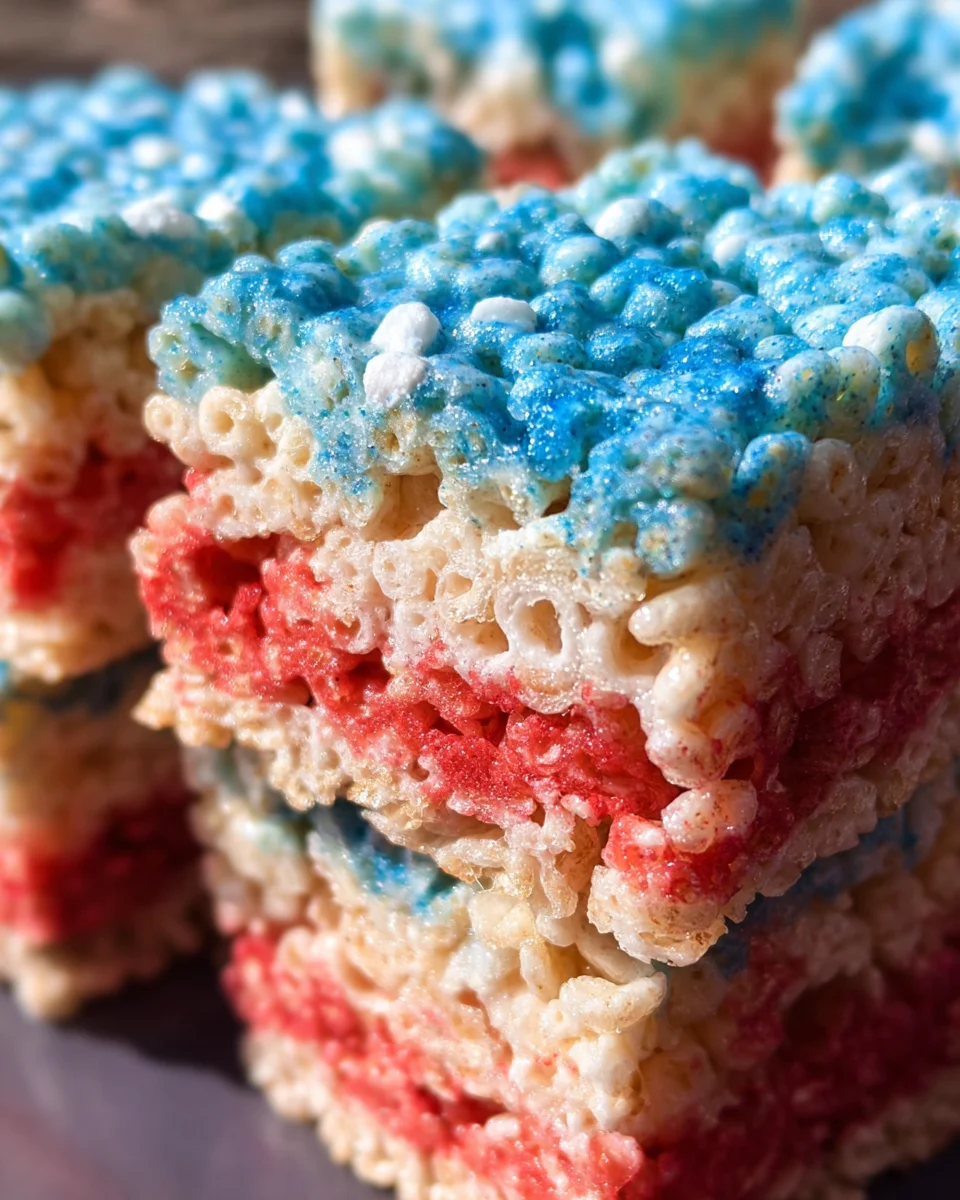 4th of July Rice Krispie Treats