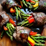 Air Fried Steak and Asparagus Bundles