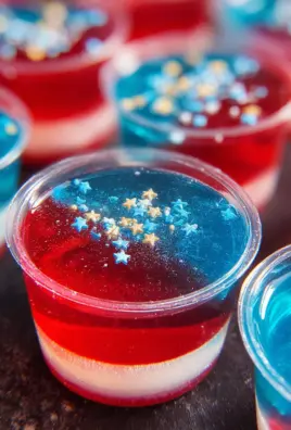 American Flag Jello Shots