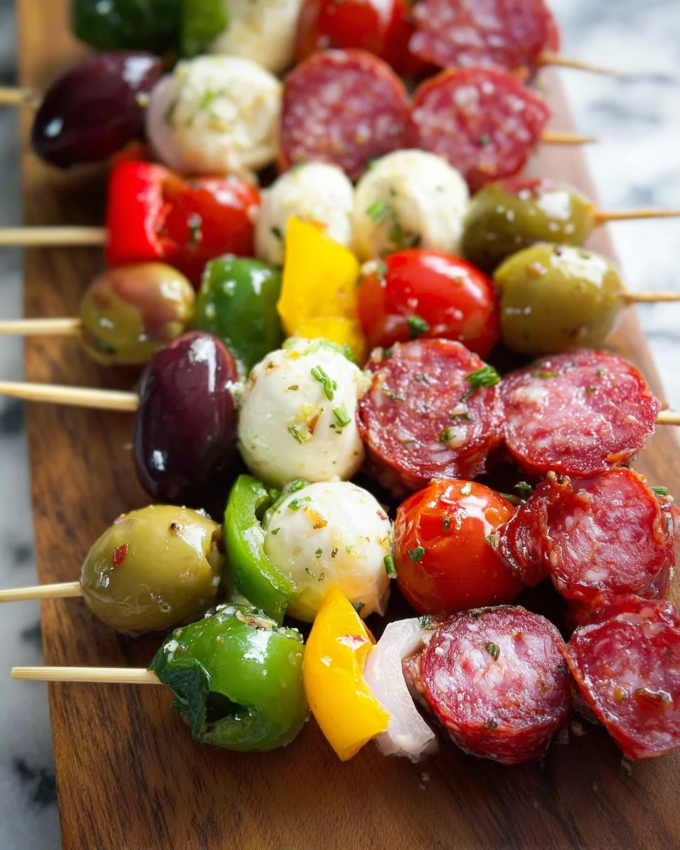 Antipasto Skewers