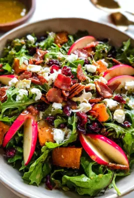 Autumn Salad with Apple Cider Vinaigrette