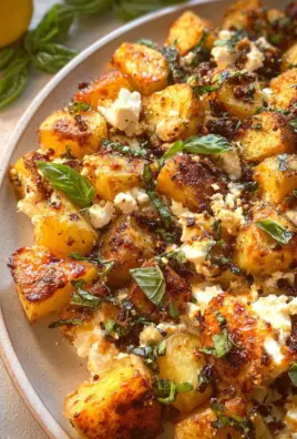 Baked Feta Potatoes