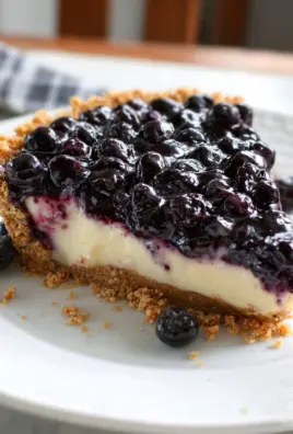 Blueberry Cream Pie