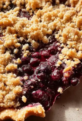 Blueberry Crumble Pie