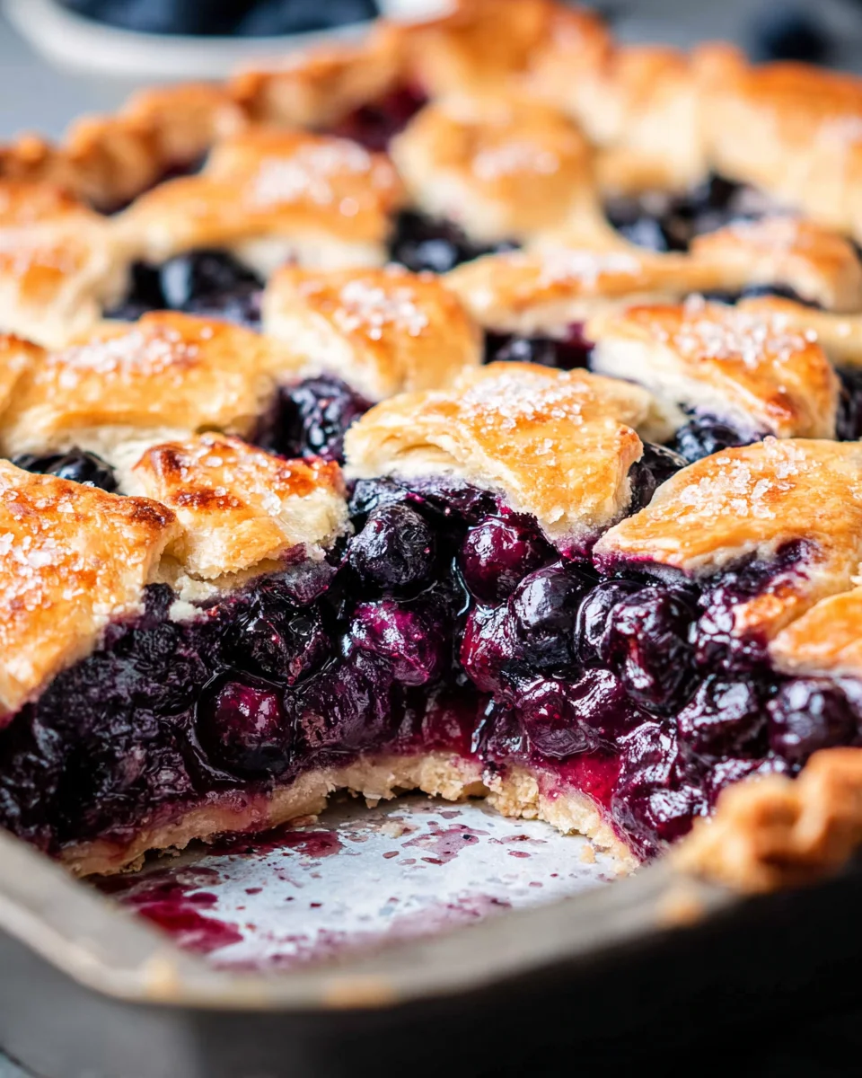 Blueberry Slab Pie
