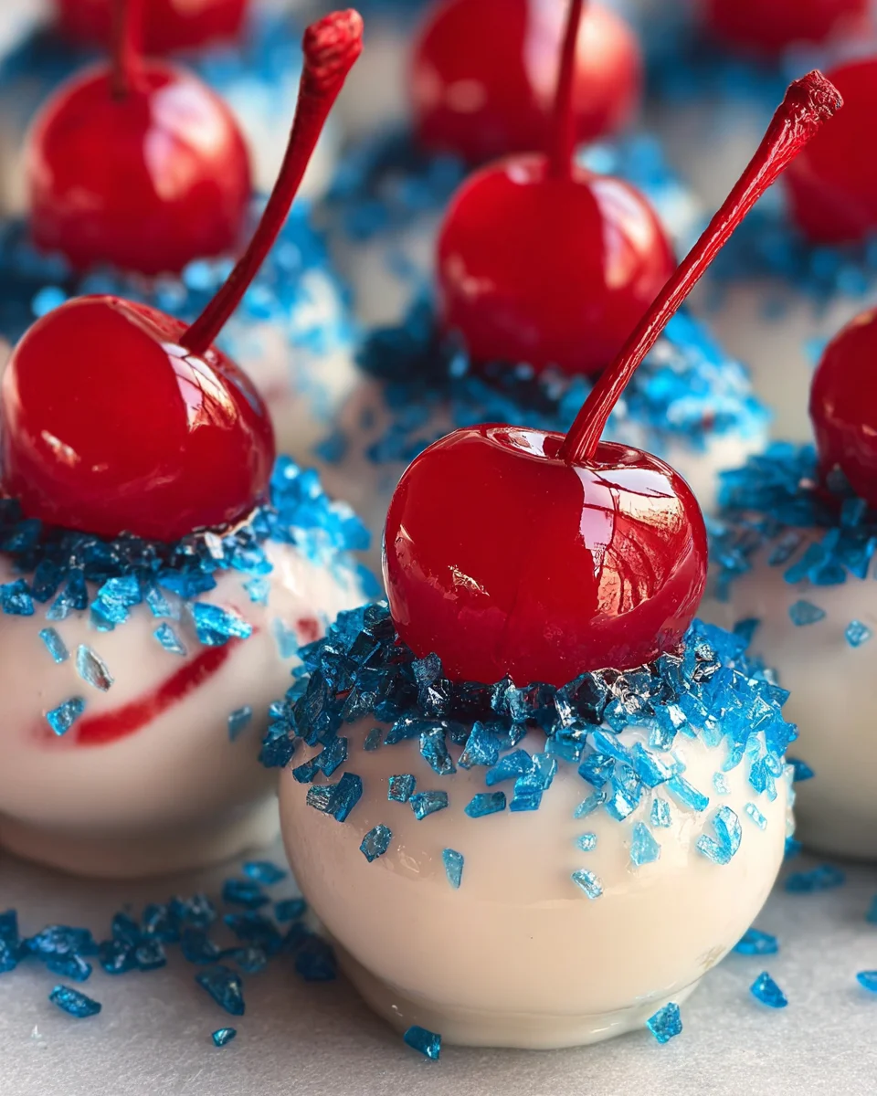 Boozy Cherry Bombs