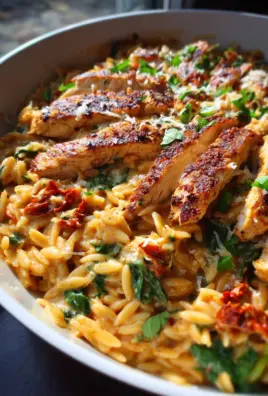 Cajun Chicken Orzo
