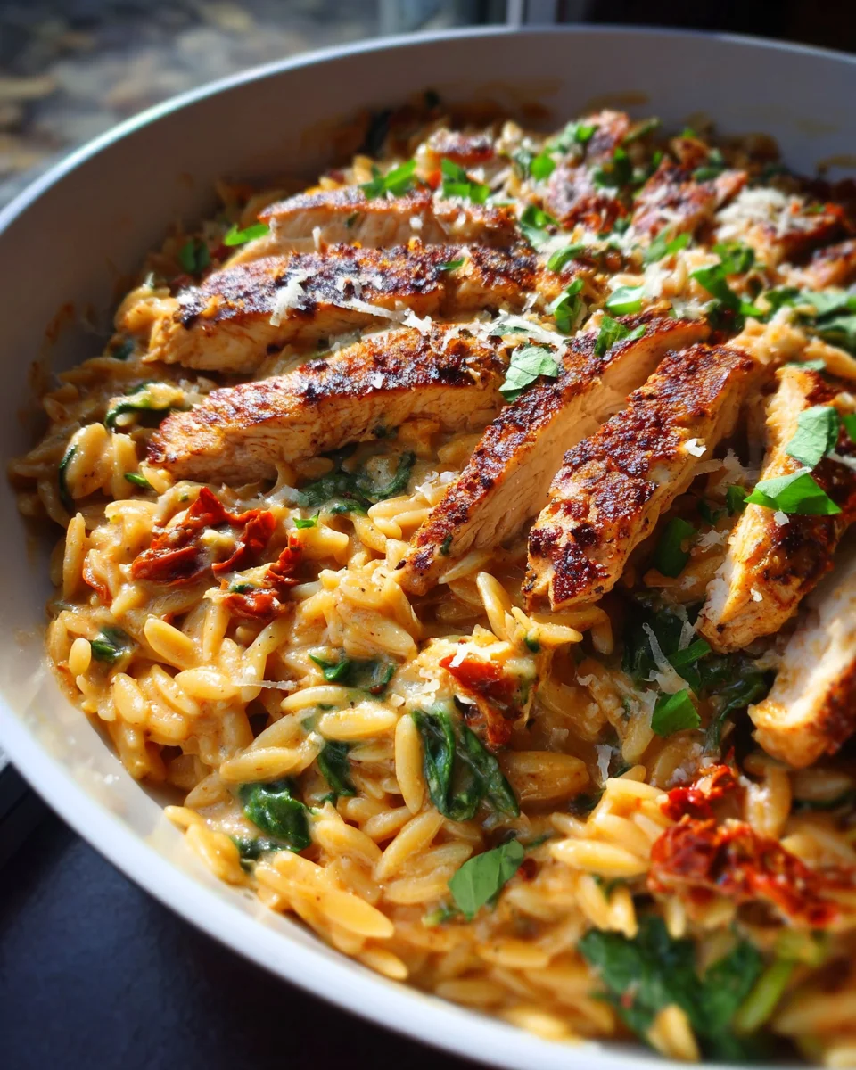 Cajun Chicken Orzo