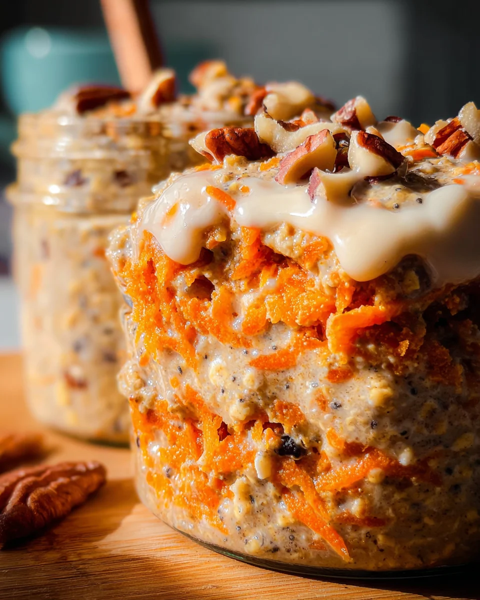 Carrot Cake Overnight Oats