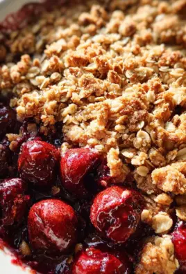 Cherry Crisp Recipe