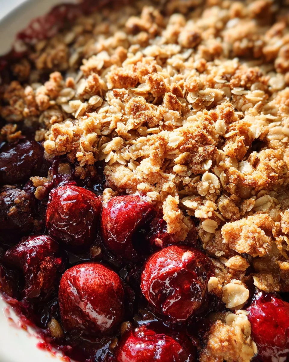 Cherry Crisp Recipe