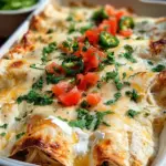 Creamy White Chicken Enchiladas