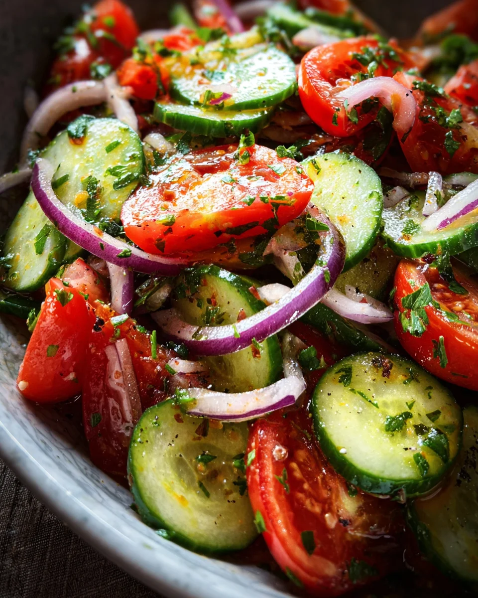 Cucumber Tomato Salad