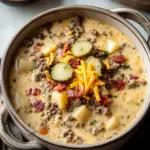 Easy Cheeseburger Soup