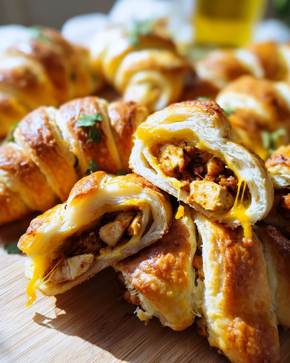 Easy Cheesy Chicken-Filled Crescents