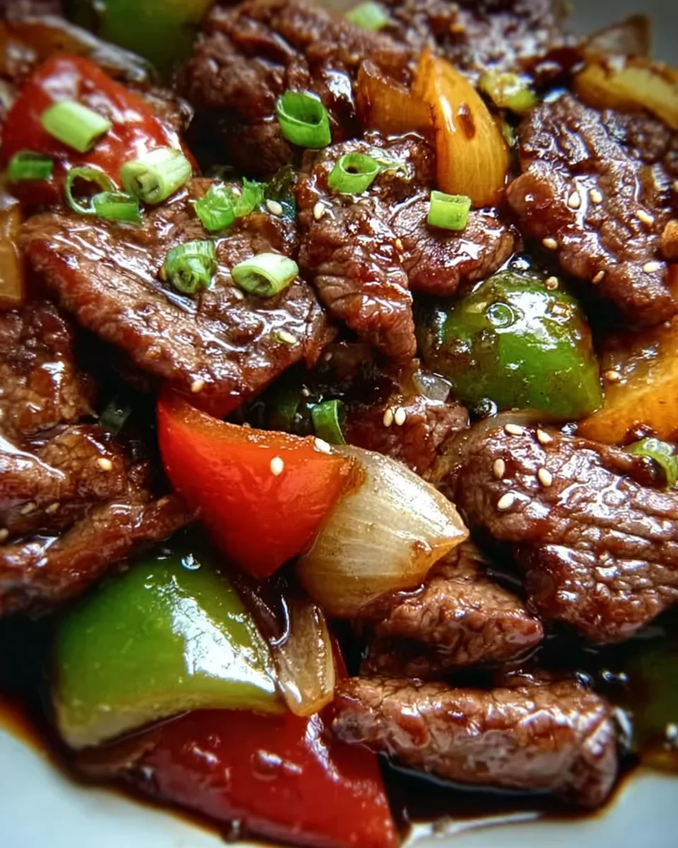 Easy Chinese Pepper Steak Recipe