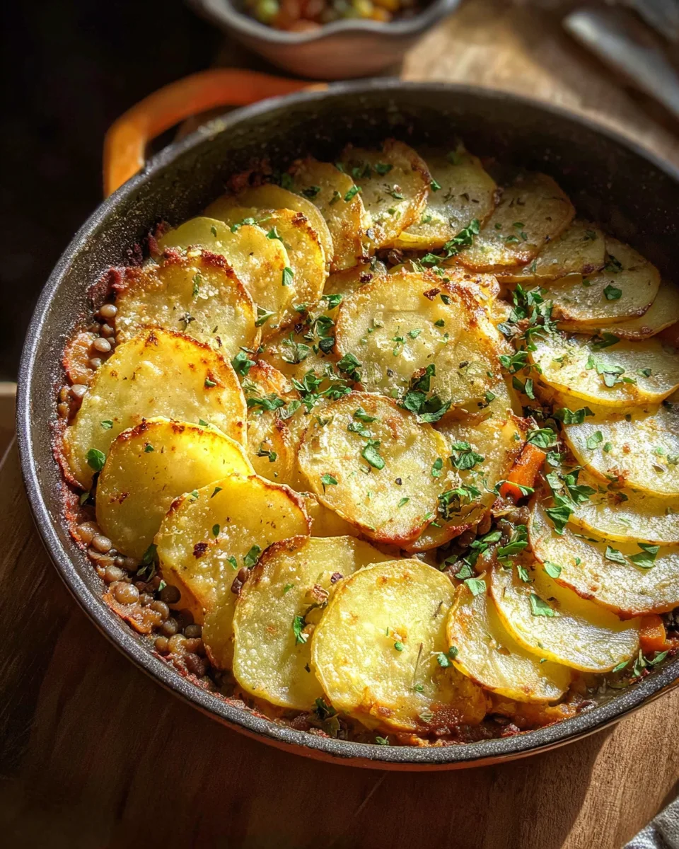 Easy Vegan Hotpot with Lentils