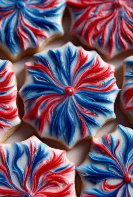 Fireworks Sugar Cookie Cake