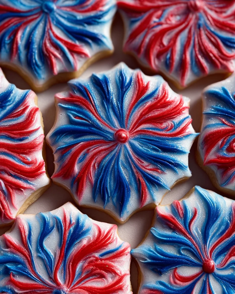 Fireworks Sugar Cookie Cake
