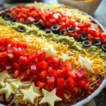 Flag Taco Dip