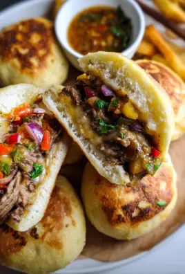 Fluffy Pan Bread With Beef