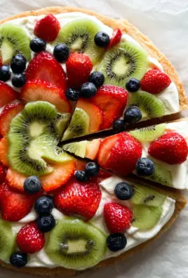Fruit Pizza Summer Dessert