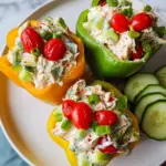 Greek Yogurt Chicken Salad Stuffed Peppers