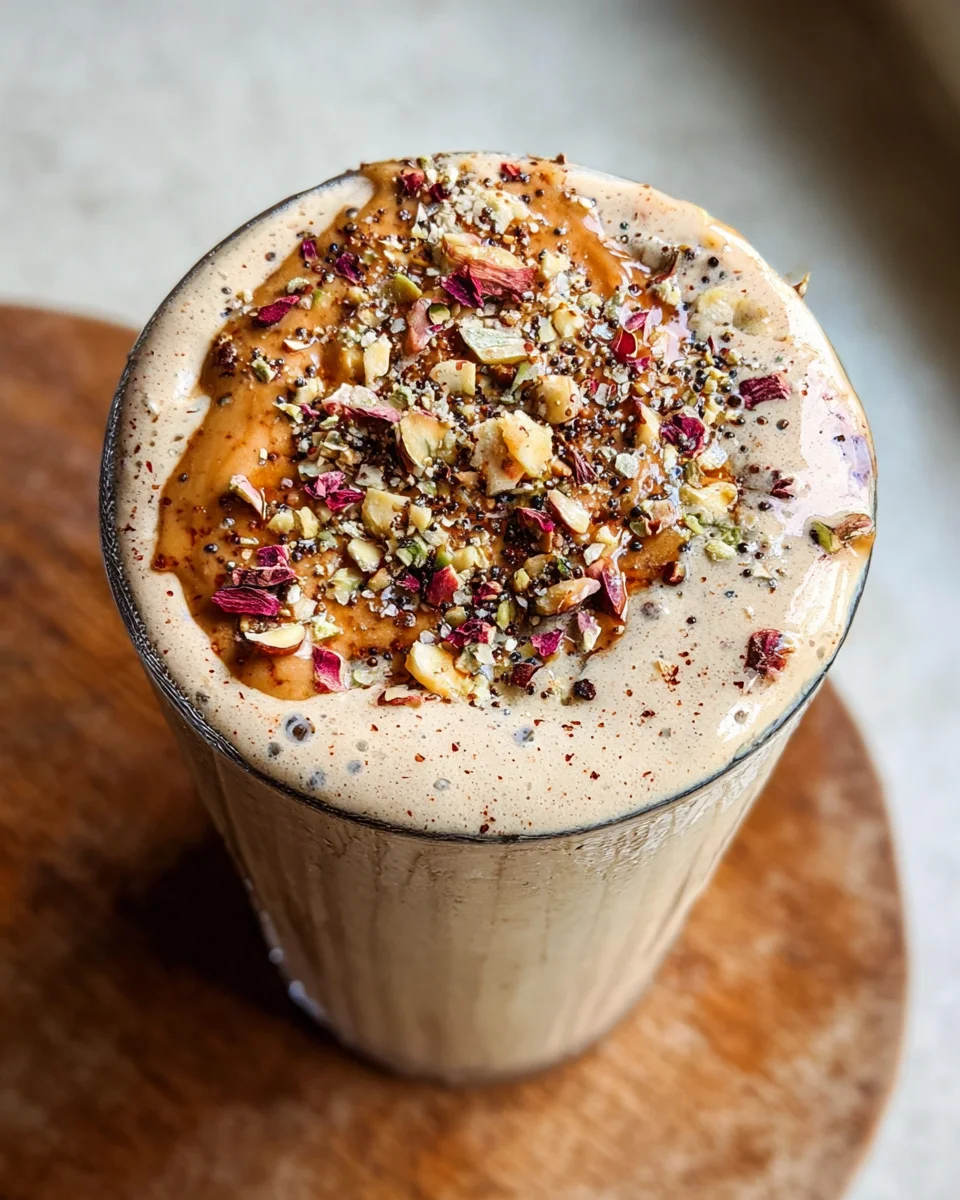 Healthy Vanilla Bean Protein Smoothie