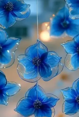 How to Make Blue Crayon Suncatchers