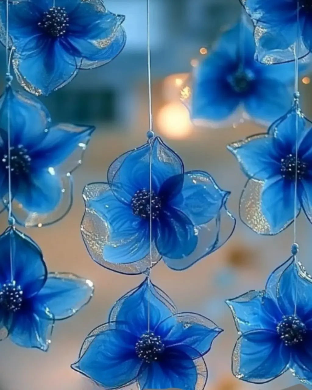 How to Make Blue Crayon Suncatchers