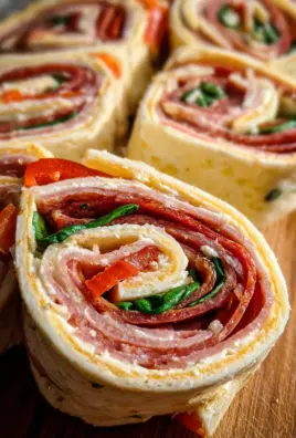 Italian Deli Pinwheel Sandwiches