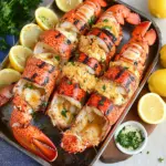 Lemon Butter Grilled Lobster Tails