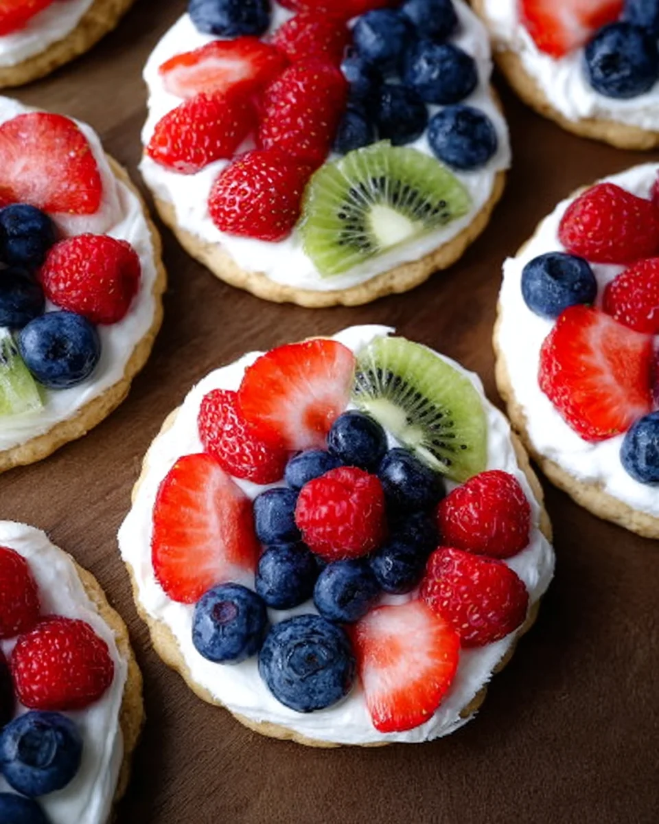 Mini Fruit Pizzas