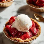 Mini Strawberry Ice Cream Pies