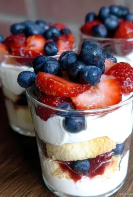 Mixed Berry Mini Trifles