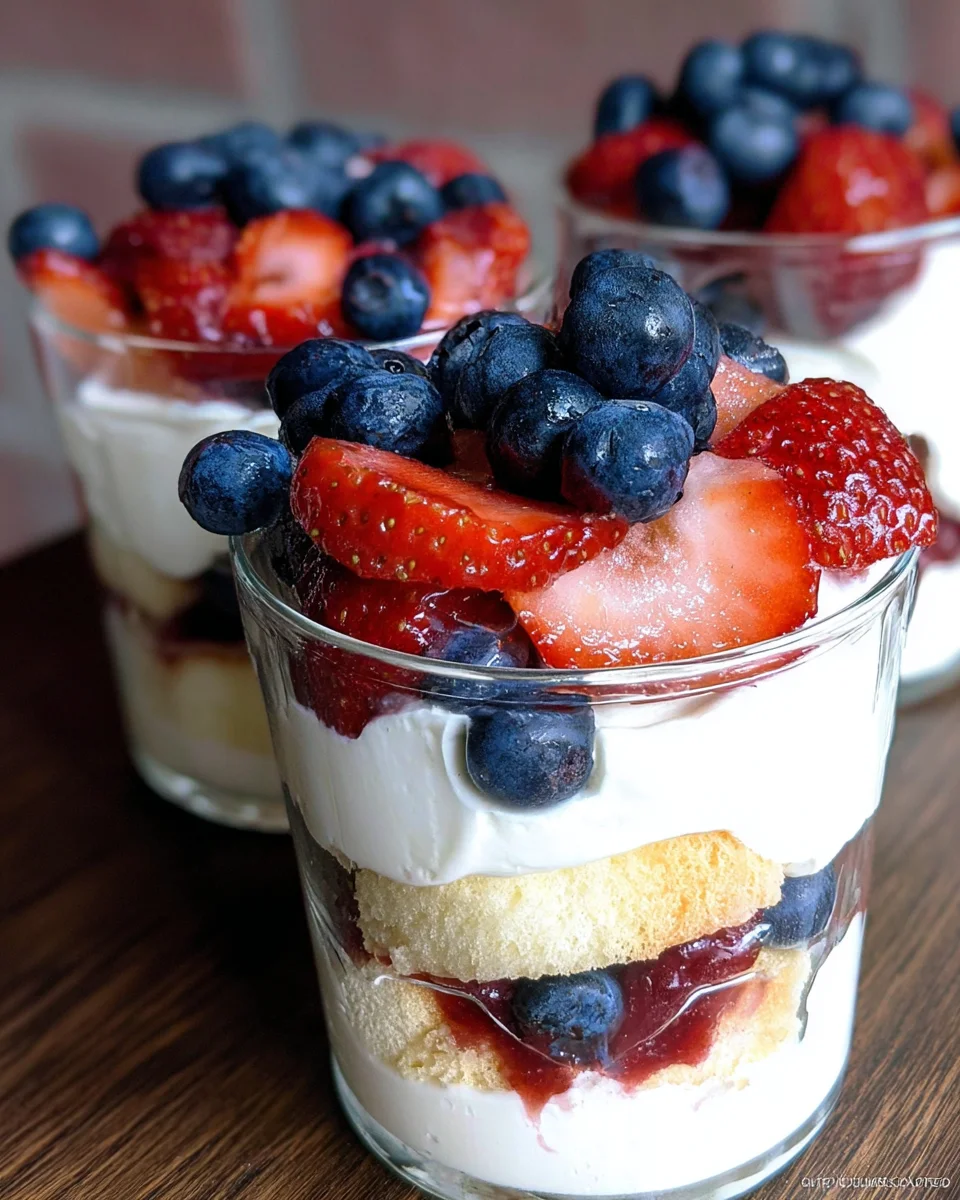 Mixed Berry Mini Trifles