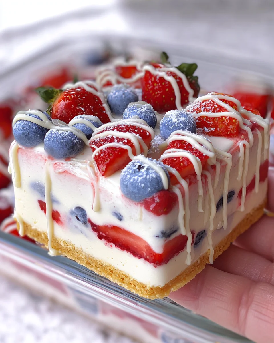 No Bake Summer Berry Delight