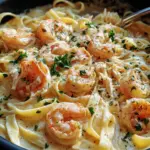 One Pot Shrimp and Crab Alfredo