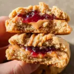 PB&J Stuffed Cookies
