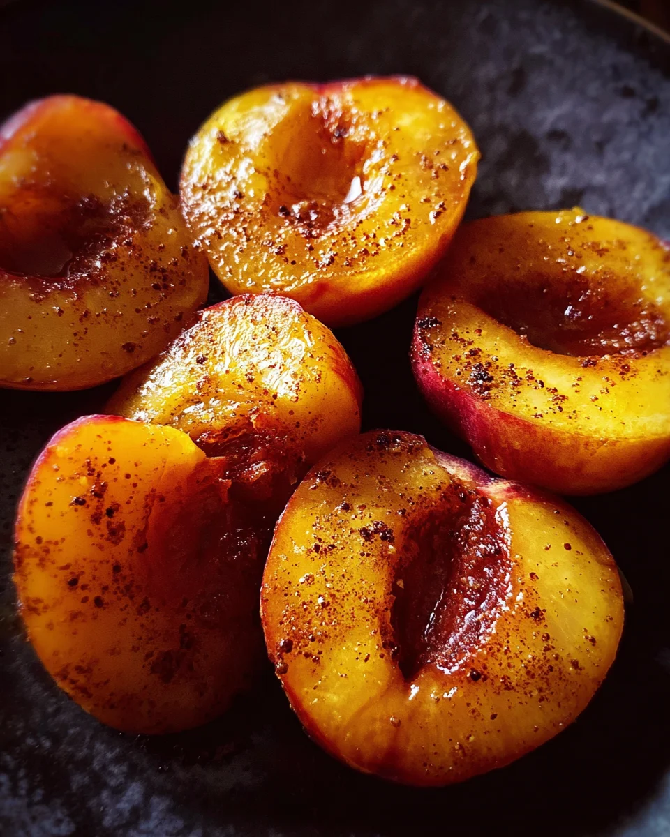 Pan Fried Peaches