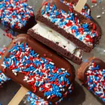 Patriotic Mini Ice Cream Sandwiches