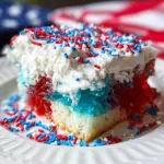 Red, White, & Blue Poke Cake