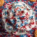 Red, White and Blue Funfetti Dip