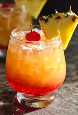 Rum-Less Rum Punch Mocktail