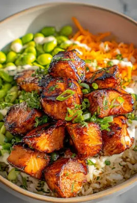 Salmon Teriyaki Bowl