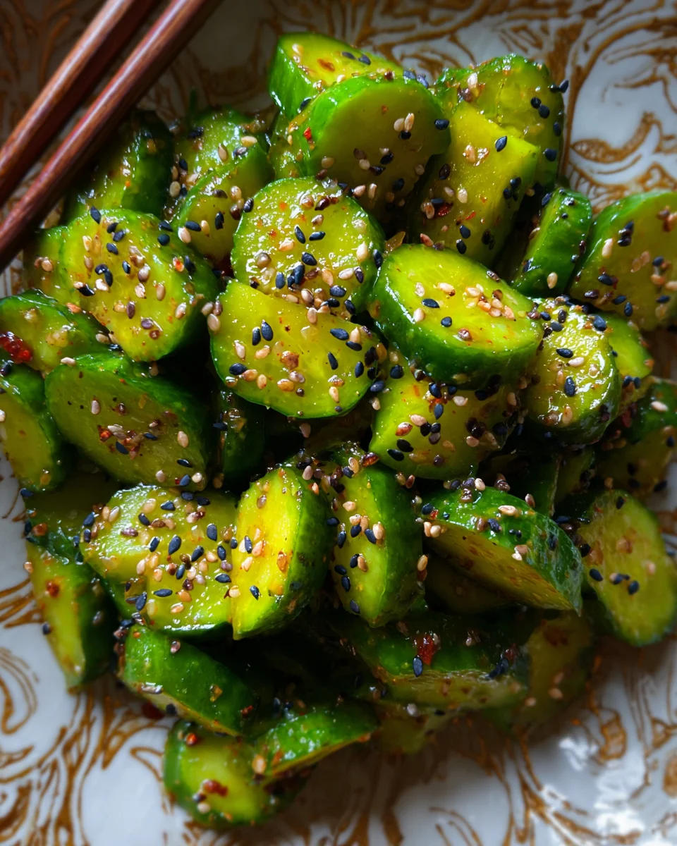 Sesame Cucumber Salad