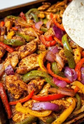 Sheet Pan Chicken Fajitas